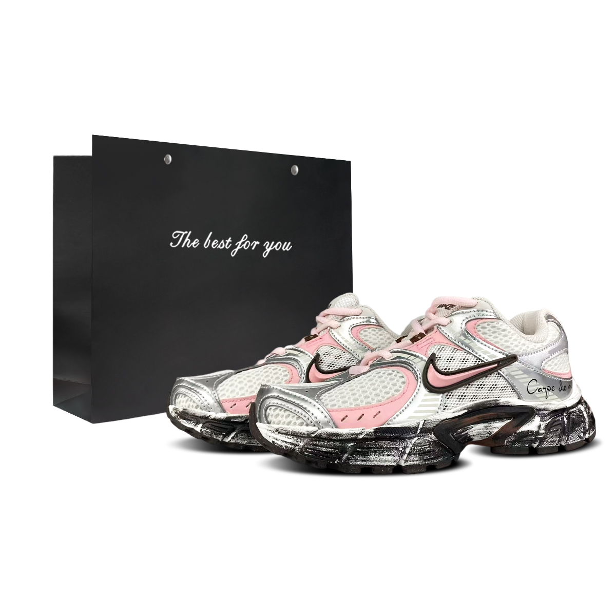 Nike Женские кроссовки для бега V5 RNR Abrasion Resistant Breathable низкие розовые silver
Nike Женские кроссовки для бега V5 RNR Abrasion Resistant Breathable низкие розовые silver