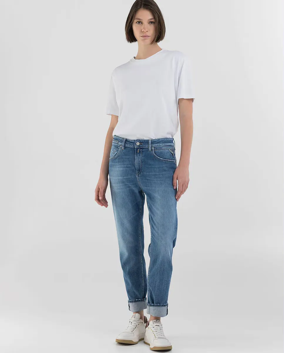 Женские джинсы бойфренд с карманами Replay, синий
Женские джинсы бойфренд с карманами Replay, синий