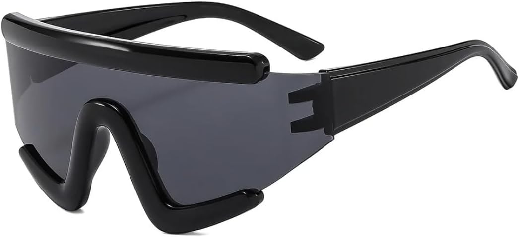 Ретро-роскошные женские солнцезащитные очки в крупной интегрированной оправе, модные, для отдыха, спорта на открытом воздухе, велоспорта, мужские очки с защитой от УФ-излучения UV400 TKKTLLT, Black
Ретро-роскошные женские солнцезащитные очки в крупной интегрированной оправе, модные, для отдыха, спорта на открытом воздухе, велоспорта, мужские очки с защитой от УФ-излучения UV400 TKKTLLT, Black