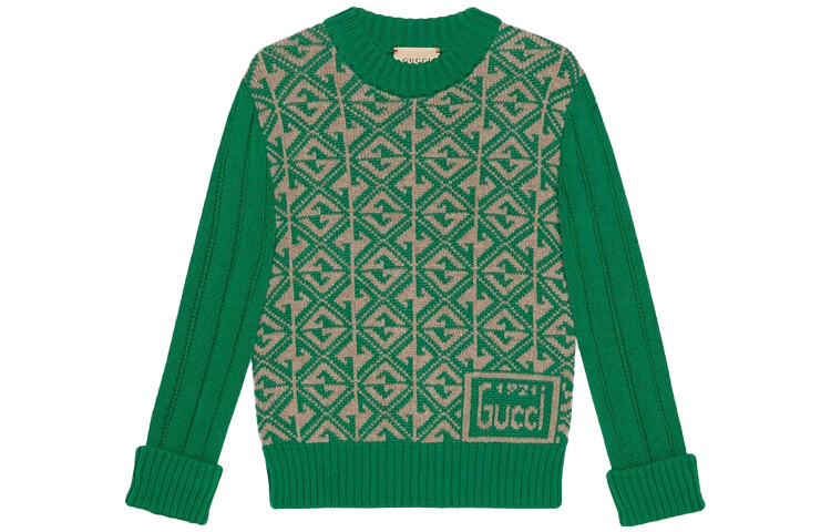 Свитер детский Gucci с узором, зеленый
Свитер детский Gucci с узором, зеленый