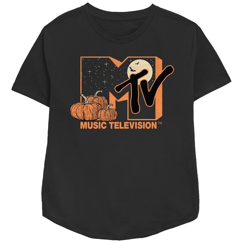 Женская футболка свободного кроя с рисунком и нашивкой-логотипом MTV MTV Licensed Character, черный
Женская футболка свободного кроя с рисунком и нашивкой-логотипом MTV MTV Licensed Character, черный