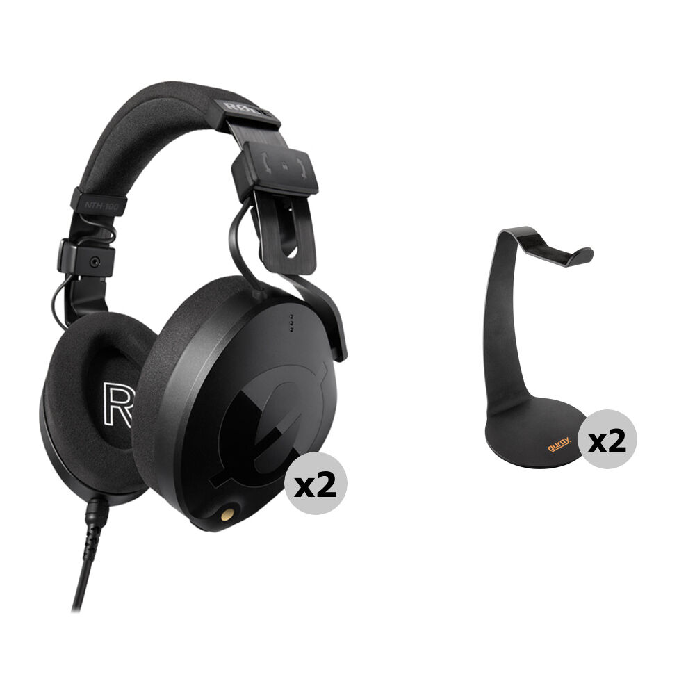 Комплект профессиональных наушников RODE NTH-100 закрытого типа с настольной подставкой (черные, 2 шт.)
Комплект профессиональных наушников RODE NTH-100 закрытого типа с настольной подставкой (черные, 2 шт.)