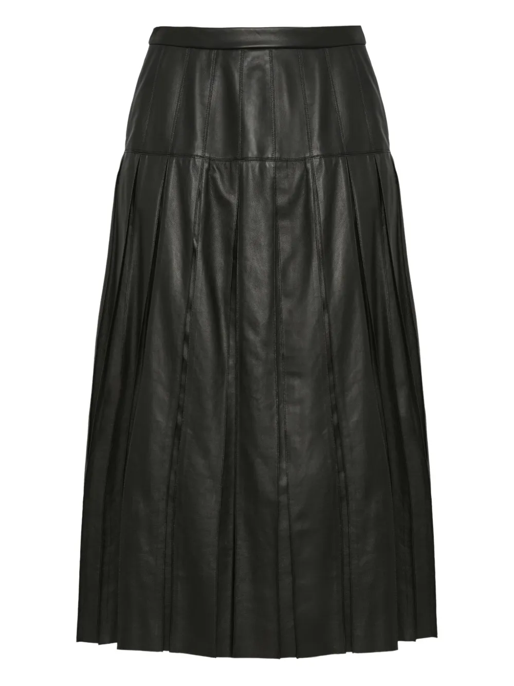 Плиссированная юбка миди из кожи Yves Salomon, черный
Плиссированная юбка миди из кожи Yves Salomon, черный