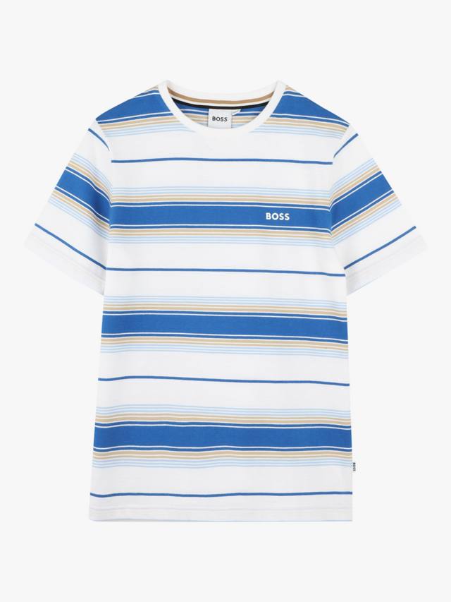 Детская полосатая футболка BOSS HUGO BOSS, Pale Blue
Детская полосатая футболка BOSS HUGO BOSS, Pale Blue