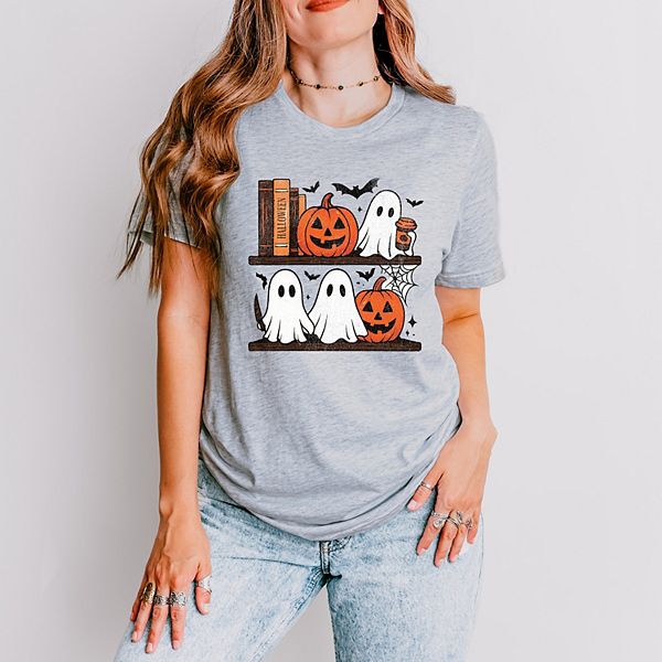 Футболка с призраками на полке Halloween Simply Sage Market, Heather Grey
Футболка с призраками на полке Halloween Simply Sage Market, Heather Grey