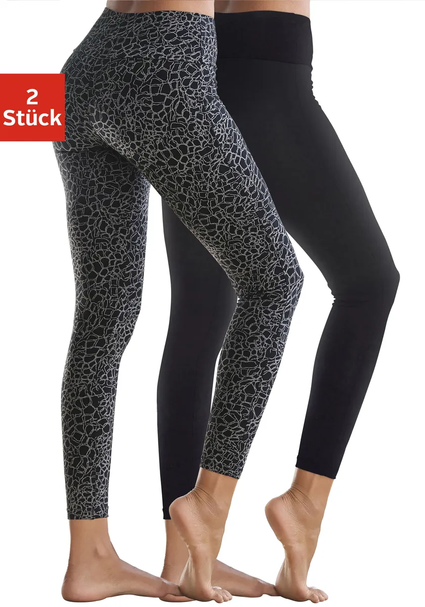 Леггинсы H.I.S (2 шт.), однотонные и с принтом, цвет Schwarz-Bedruckt, Schwarz-Uni
Леггинсы H.I.S (2 шт.), однотонные и с принтом, цвет Schwarz-Bedruckt, Schwarz-Uni