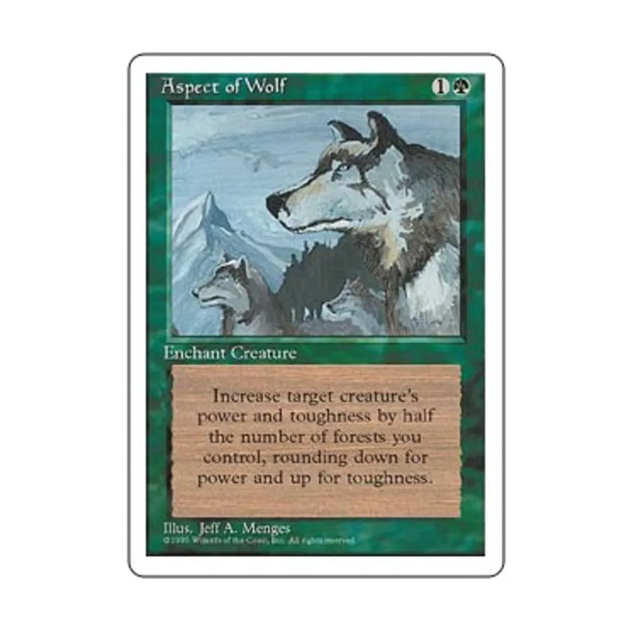 CCG Аспект Волка (клавиша R), MTG - 4th Edition
CCG Аспект Волка (клавиша R), MTG - 4th Edition