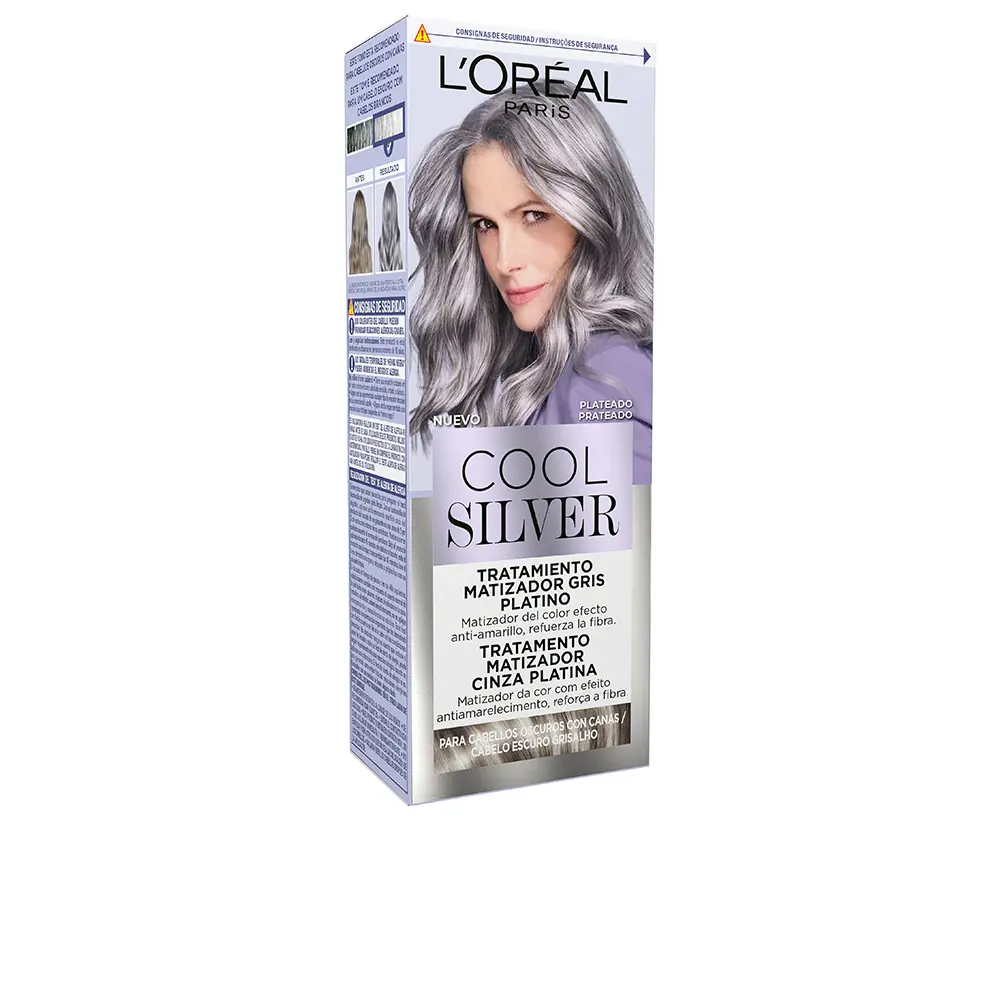 Краска для волос Cool silver tratamiento matizador gris platino L'Oréal París, цвет Plateado, 1 шт.
Краска для волос Cool silver tratamiento matizador gris platino L'Oréal París, цвет Plateado, 1 шт.