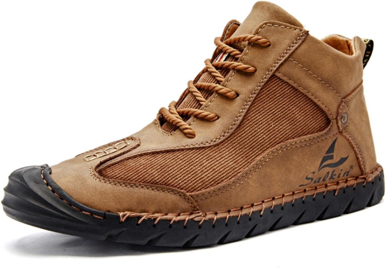 Мужские классические ручной работы кожаные ботинки-чукка на шнуровке, противоскользящие, с высоким берцем, легкие, с круглым носком, повседневные для ходьбы, вождения и походов Khwfjas, желтый
Мужские классические ручной работы кожаные ботинки-чукка на шнуровке, противоскользящие, с высоким берцем, легкие, с круглым носком, повседневные для ходьбы, вождения и походов Khwfjas, желтый