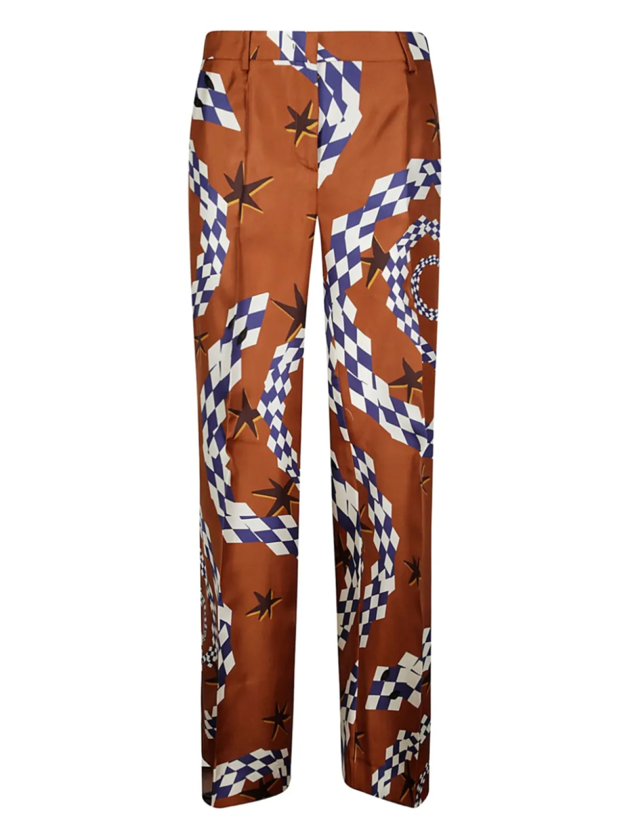 Брюки с принтом по всей поверхности Alberto Biani, коричневый
Брюки с принтом по всей поверхности Alberto Biani, коричневый