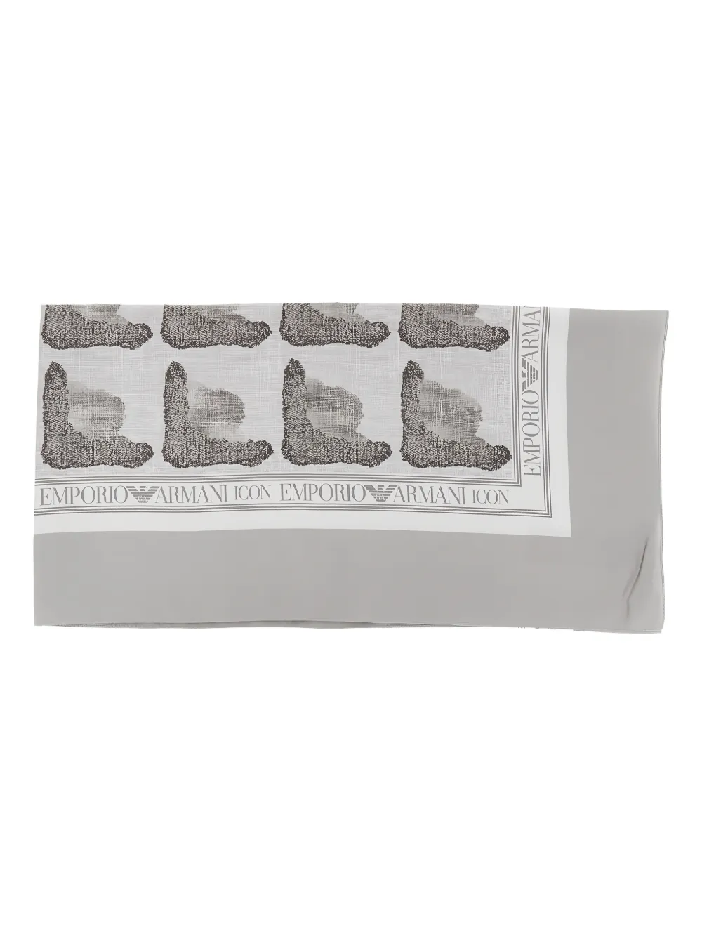 Шарф с геометрическим узором Emporio Armani, серый
Шарф с геометрическим узором Emporio Armani, серый