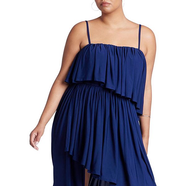 Женский топ-бандо с рюшами Plus Size Eloquii
Женский топ-бандо с рюшами Plus Size Eloquii