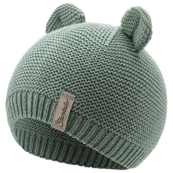 Детская вязаная шапка ушки - шапка Sterntaler, Steingrün
Детская вязаная шапка ушки - шапка Sterntaler, Steingrün