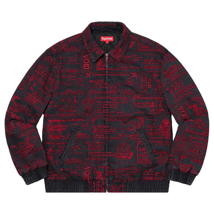 Куртка Supreme Checks Embroidered Denim Jacket, Black
Куртка Supreme Checks Embroidered Denim Jacket, Black