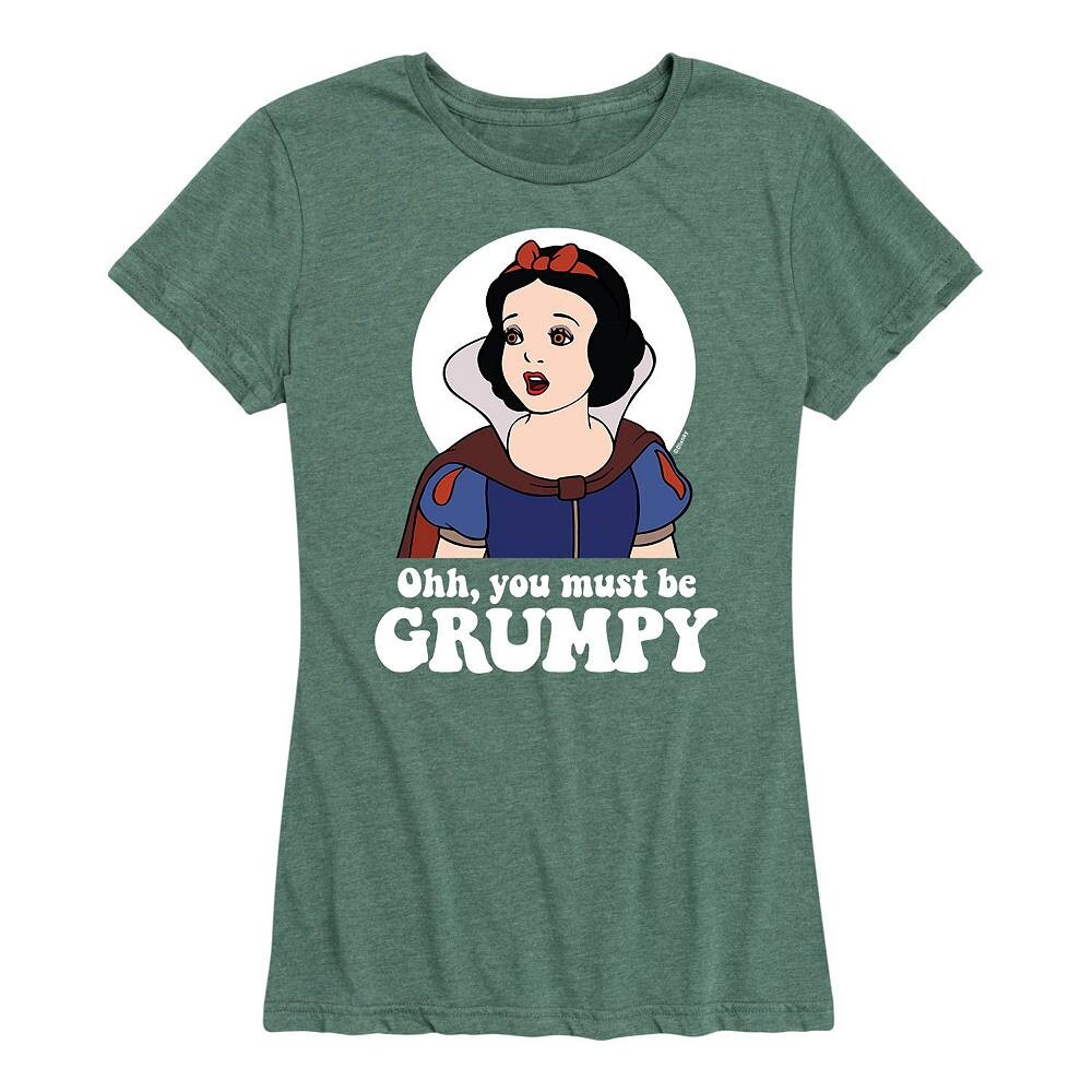 Женская футболка Disney Princess Snow White с рисунком Must Be Grumpy, цвет Heather Green
Женская футболка Disney Princess Snow White с рисунком Must Be Grumpy, цвет Heather Green