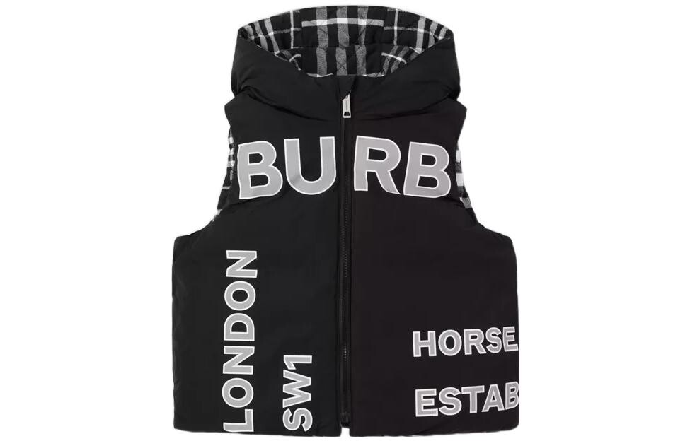 Жилет детский Burberry, черный 
Жилет детский Burberry, черный