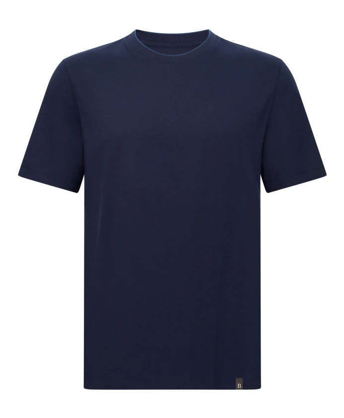 Футболка из хлопка и тенсела Boggi Milano, синий
Футболка из хлопка и тенсела Boggi Milano, синий