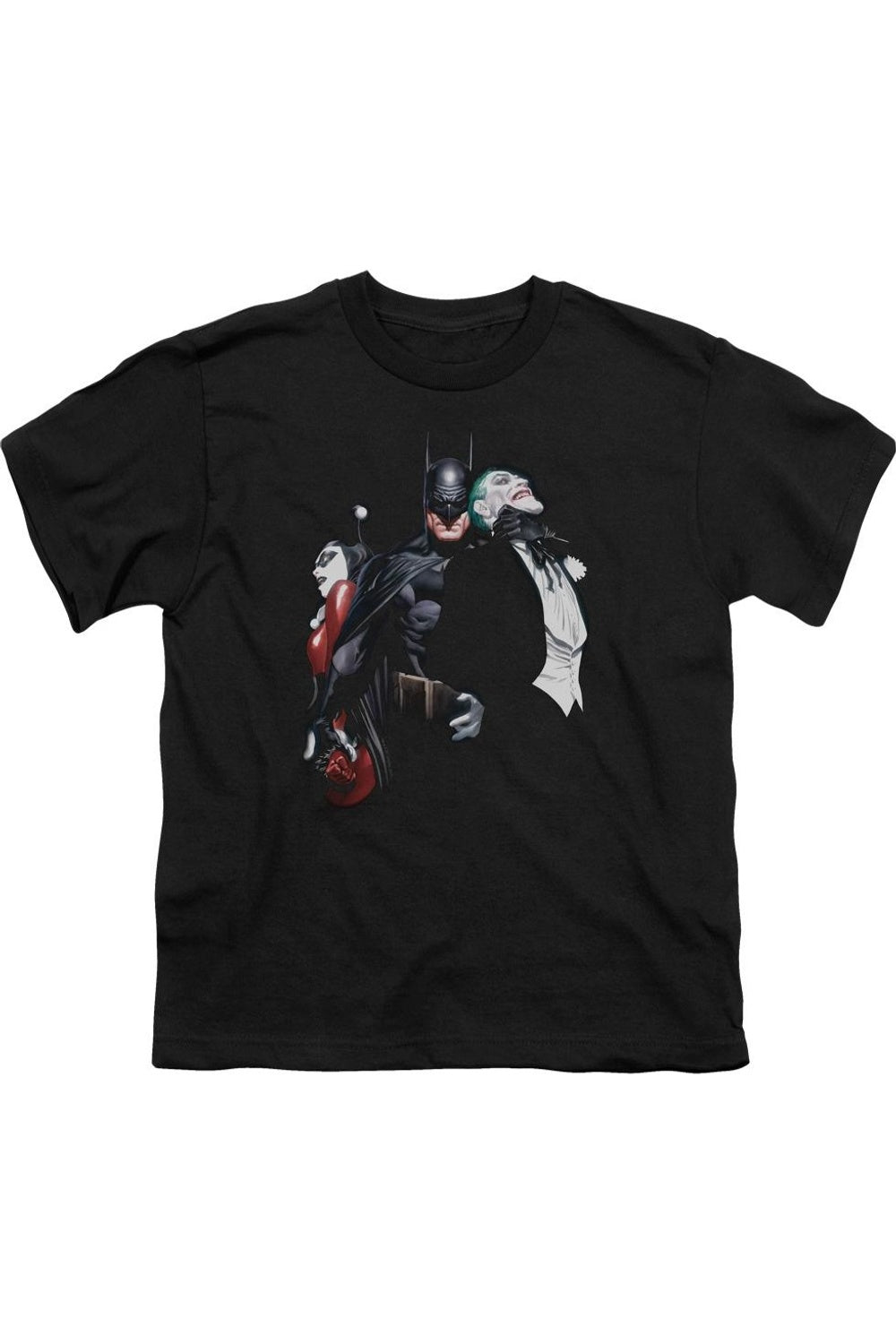 Футболка с коротким рукавом для детей с принтом Бэтмена, Джокера и Харли Gildan, черный
Футболка с коротким рукавом для детей с принтом Бэтмена, Джокера и Харли Gildan, черный