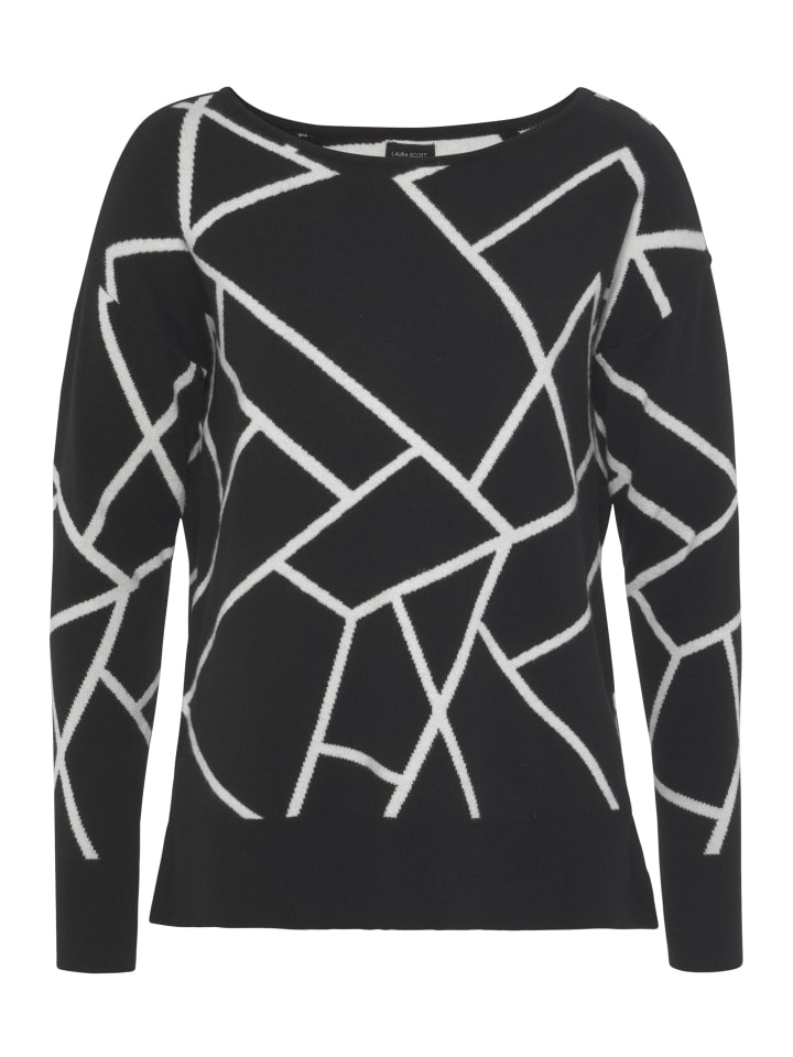 Свитер Laura Scott, черно-белый
Свитер Laura Scott, черно-белый