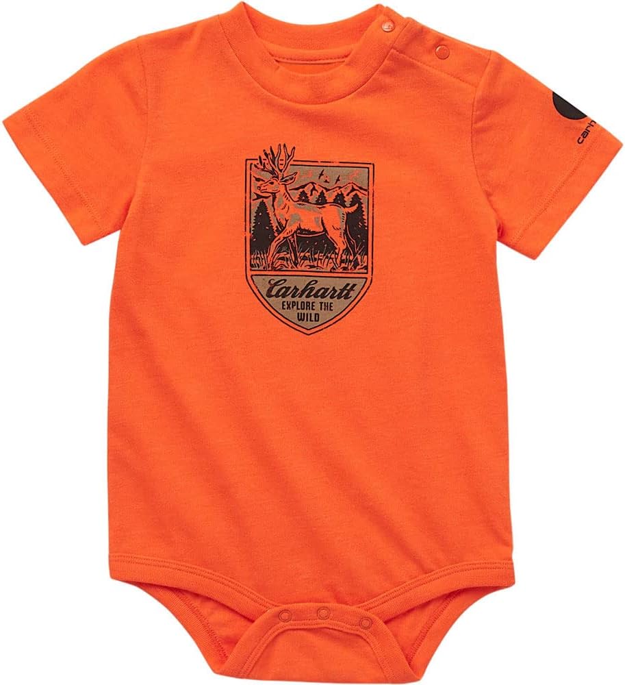 Carhartt Kid's CA6500 футболка с коротким рукавом и поясом для инструментов - для мальчиков, Exotic Orange Heather
Carhartt Kid's CA6500 футболка с коротким рукавом и поясом для инструментов - для мальчиков, Exotic Orange Heather