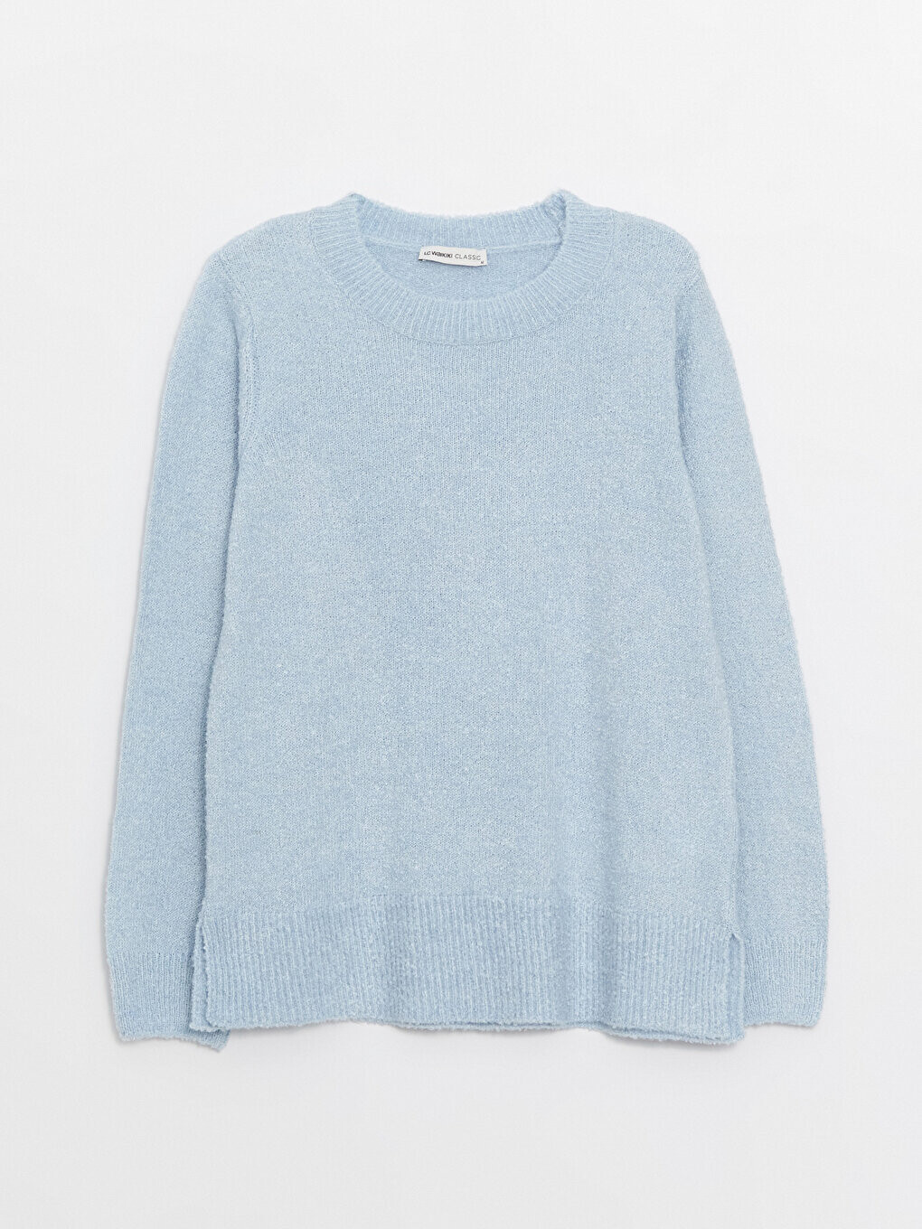 Однотонный женский трикотажный свитер с круглым вырезом и длинными рукавами LCWAIKIKI Basic, светло-синий
Однотонный женский трикотажный свитер с круглым вырезом и длинными рукавами LCWAIKIKI Basic, светло-синий