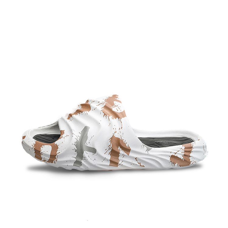 Тихие противоскользящие антибактериальные шлепанцы мужские RUN MANNER, белый 
Тихие противоскользящие антибактериальные шлепанцы мужские RUN MANNER, белый