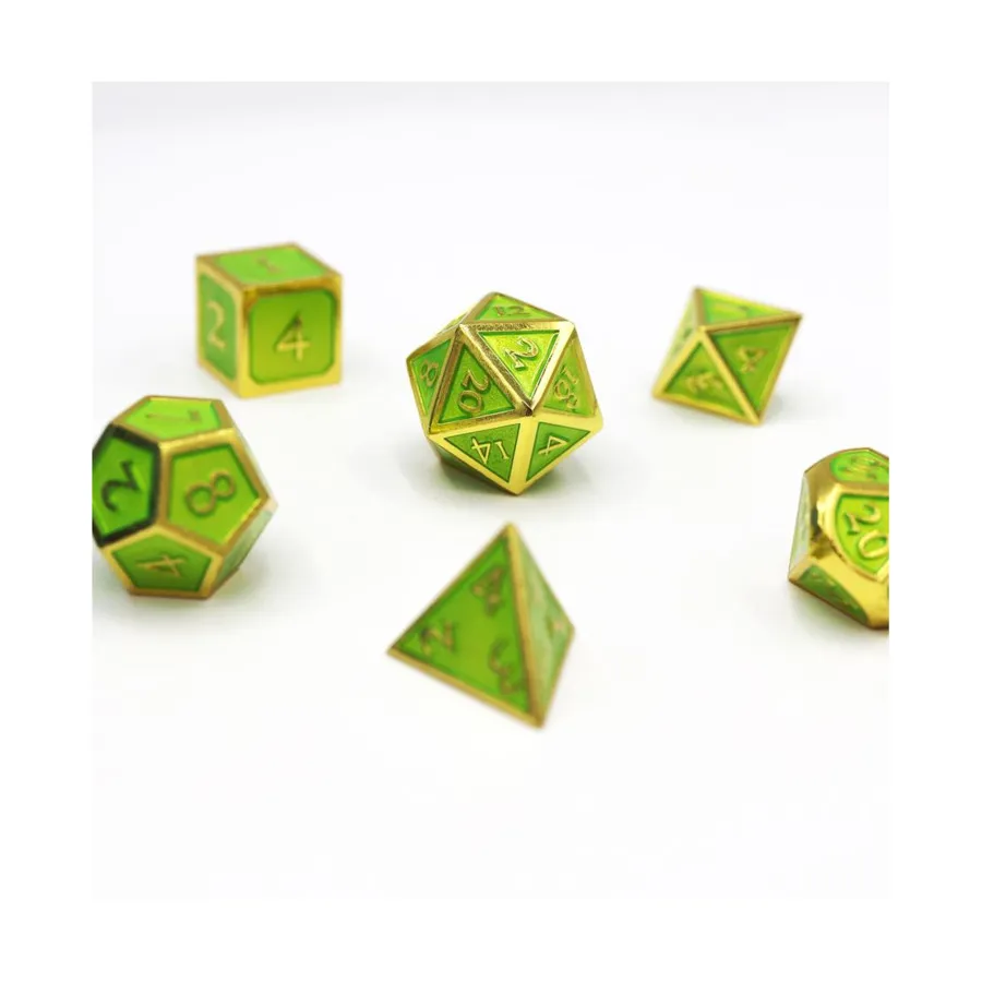 Полисет — нефрит с золотом (7), Dice Sets - Metal (Foam Brain Games)
Полисет — нефрит с золотом (7), Dice Sets - Metal (Foam Brain Games)