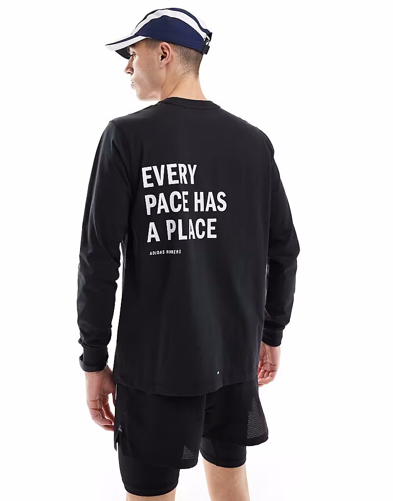 Футболка с длинными рукавами Adidas Running Own The Run черного цвета Adidas Performance
Футболка с длинными рукавами Adidas Running Own The Run черного цвета Adidas Performance