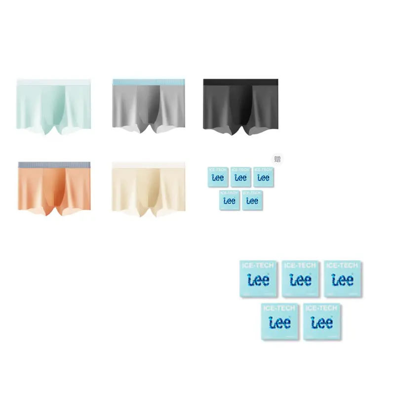 Мужские охлаждающие трусы из ледяного шелка Cool Seamless дышащие быстросохнущие боксеры 5 штук в индивидуальной подарочной коробке Lee, оранжевый
Мужские охлаждающие трусы из ледяного шелка Cool Seamless дышащие быстросохнущие боксеры 5 штук в индивидуальной подарочной коробке Lee, оранжевый