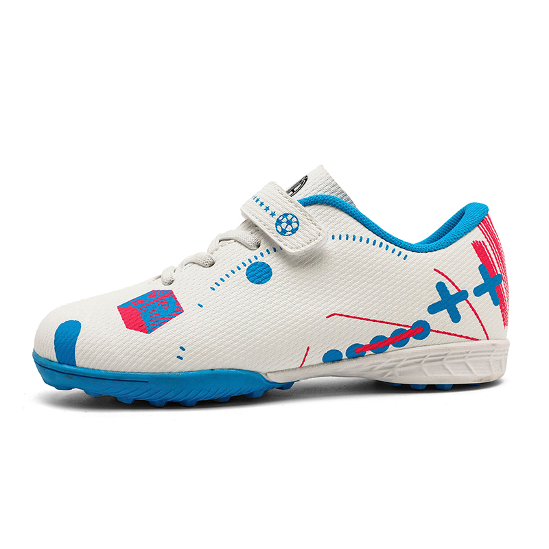 Детские футбольные бутсы с противоскользящим покрытием, анти-ударным эффектом, легкие, амортизирующие, низкие Yi Jiabao, белый/синий
Детские футбольные бутсы с противоскользящим покрытием, анти-ударным эффектом, легкие, амортизирующие, низкие Yi Jiabao, белый/синий