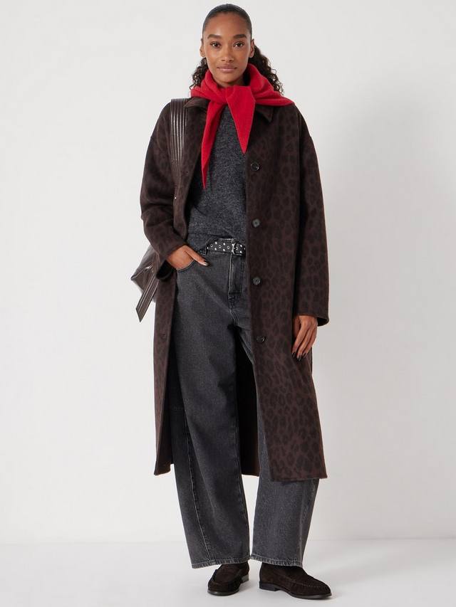 Пальто Edie Leopard из чистой шерсти с двусторонним кроем HUSH, Brown
Пальто Edie Leopard из чистой шерсти с двусторонним кроем HUSH, Brown