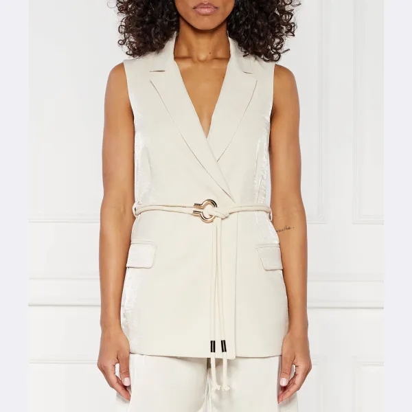 Жилет стандартного кроя Liu Jo, экрю
Жилет стандартного кроя Liu Jo, экрю