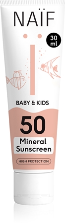 Защитный солнцезащитный крем для младенцев и детей Naif Baby & Kids Mineral Sunscreen SPF 50, SPF 50 30 ml
Защитный солнцезащитный крем для младенцев и детей Naif Baby & Kids Mineral Sunscreen SPF 50, SPF 50 30 ml