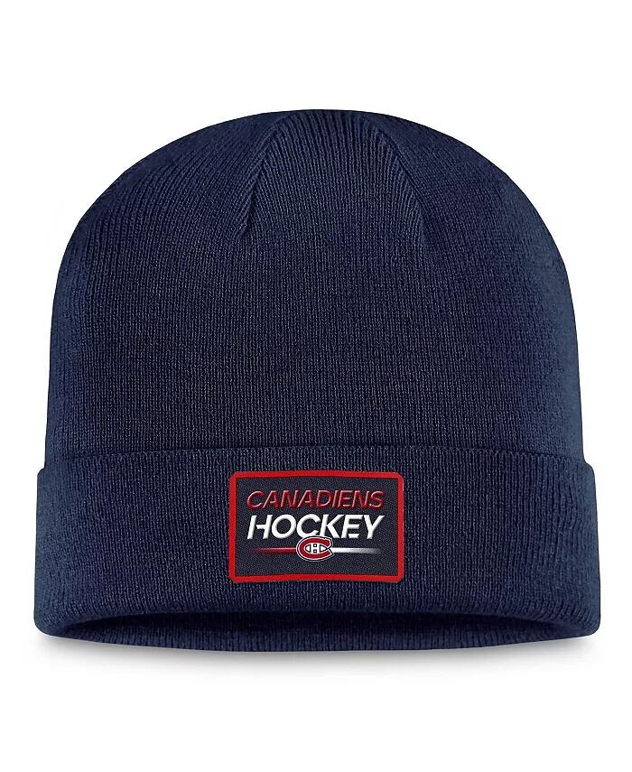 Мужская темно-синяя вязаная шапка Montreal Canadiens Authentic Pro с манжетами Fanatics, синий
Мужская темно-синяя вязаная шапка Montreal Canadiens Authentic Pro с манжетами Fanatics, синий