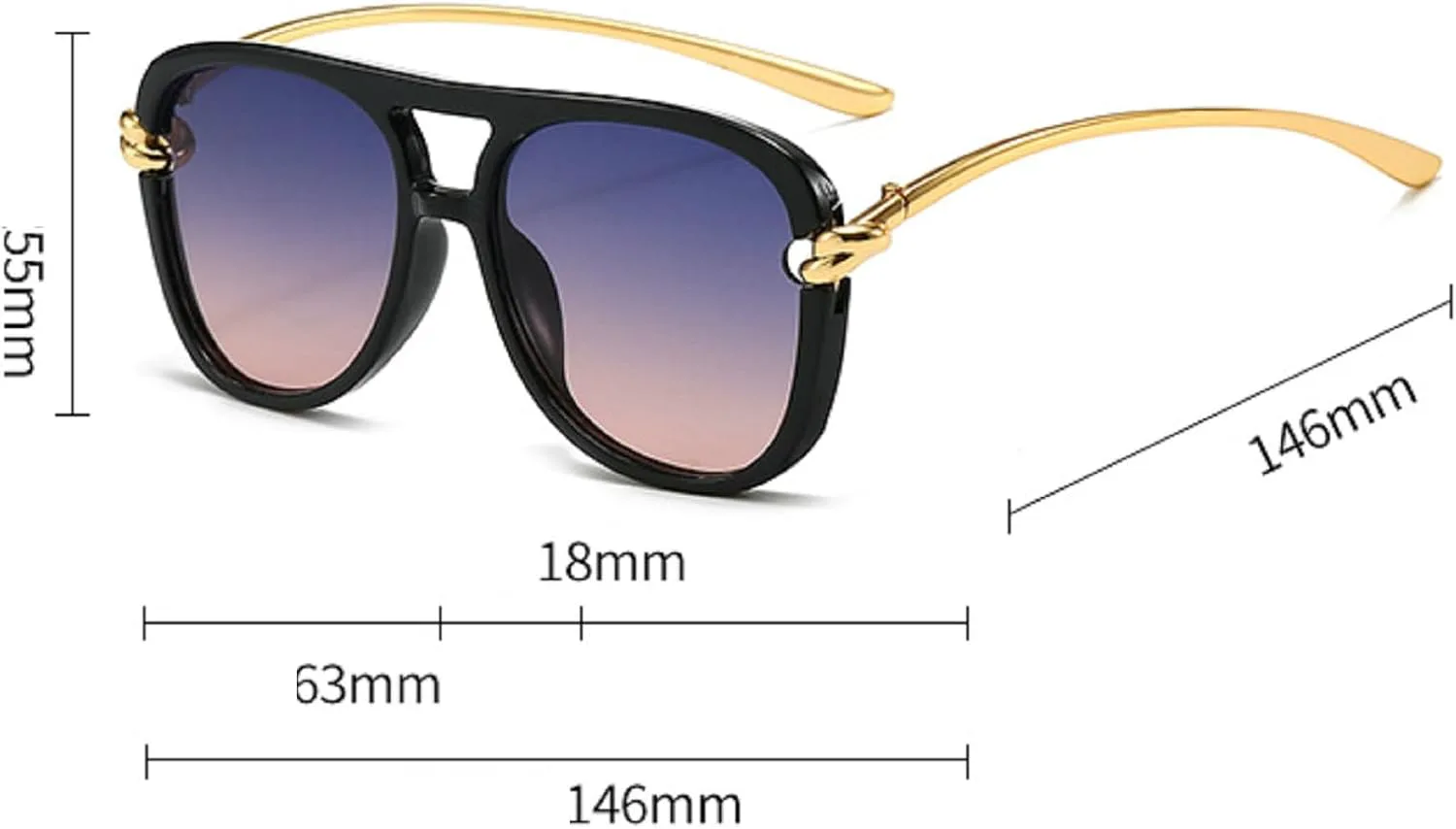 Винтажные солнцезащитные очки-пилот для женщин 2025 года, роскошная металлическая оправа, модные очки с защитой от УФ-излучения mincl, Leopard Gradient Brown
Винтажные солнцезащитные очки-пилот для женщин 2025 года, роскошная металлическая оправа, модные очки с защитой от УФ-излучения mincl, Leopard Gradient Brown