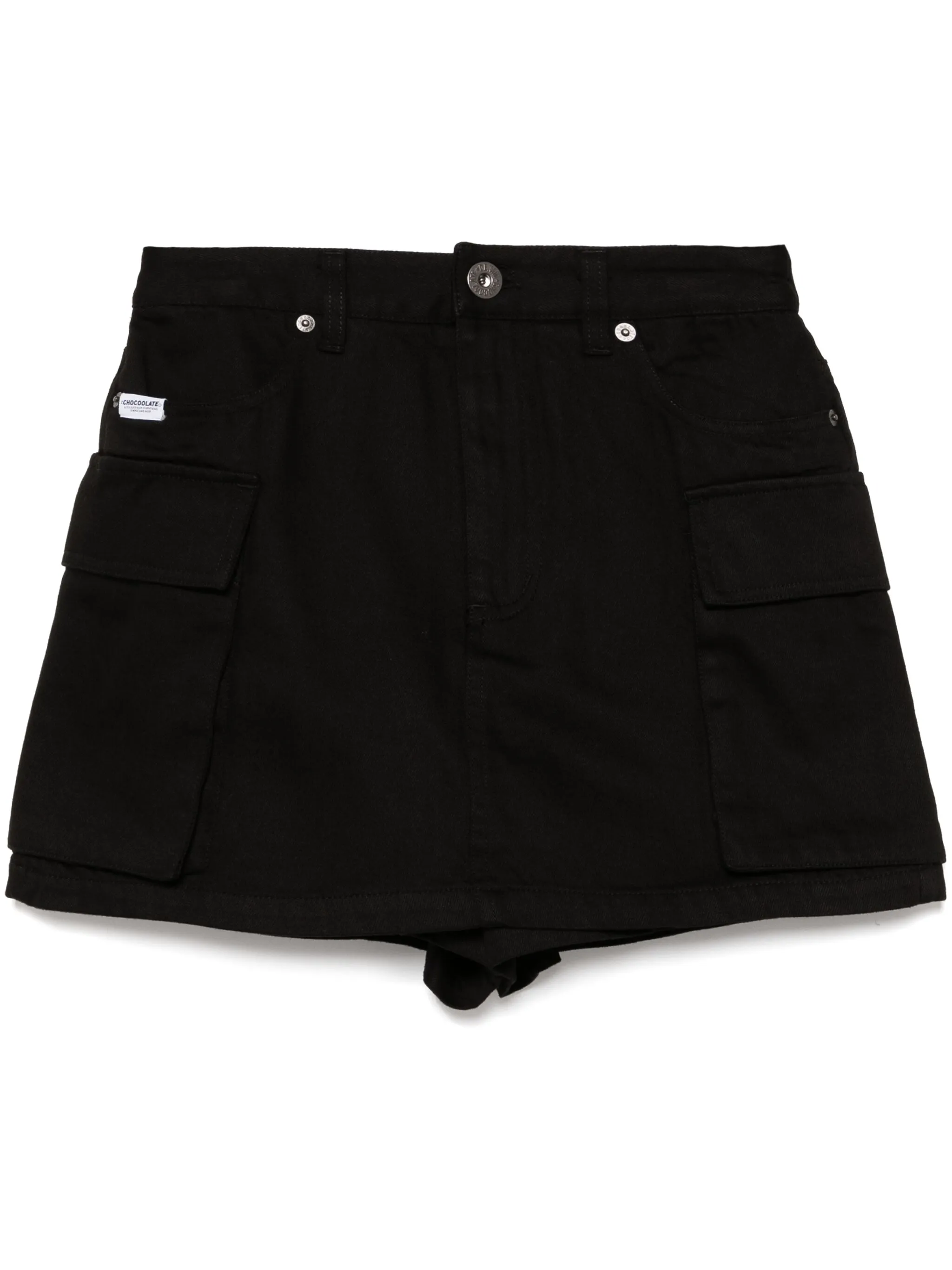 Джинсовая юбка-шорты Chocoolate, черный
Джинсовая юбка-шорты Chocoolate, черный