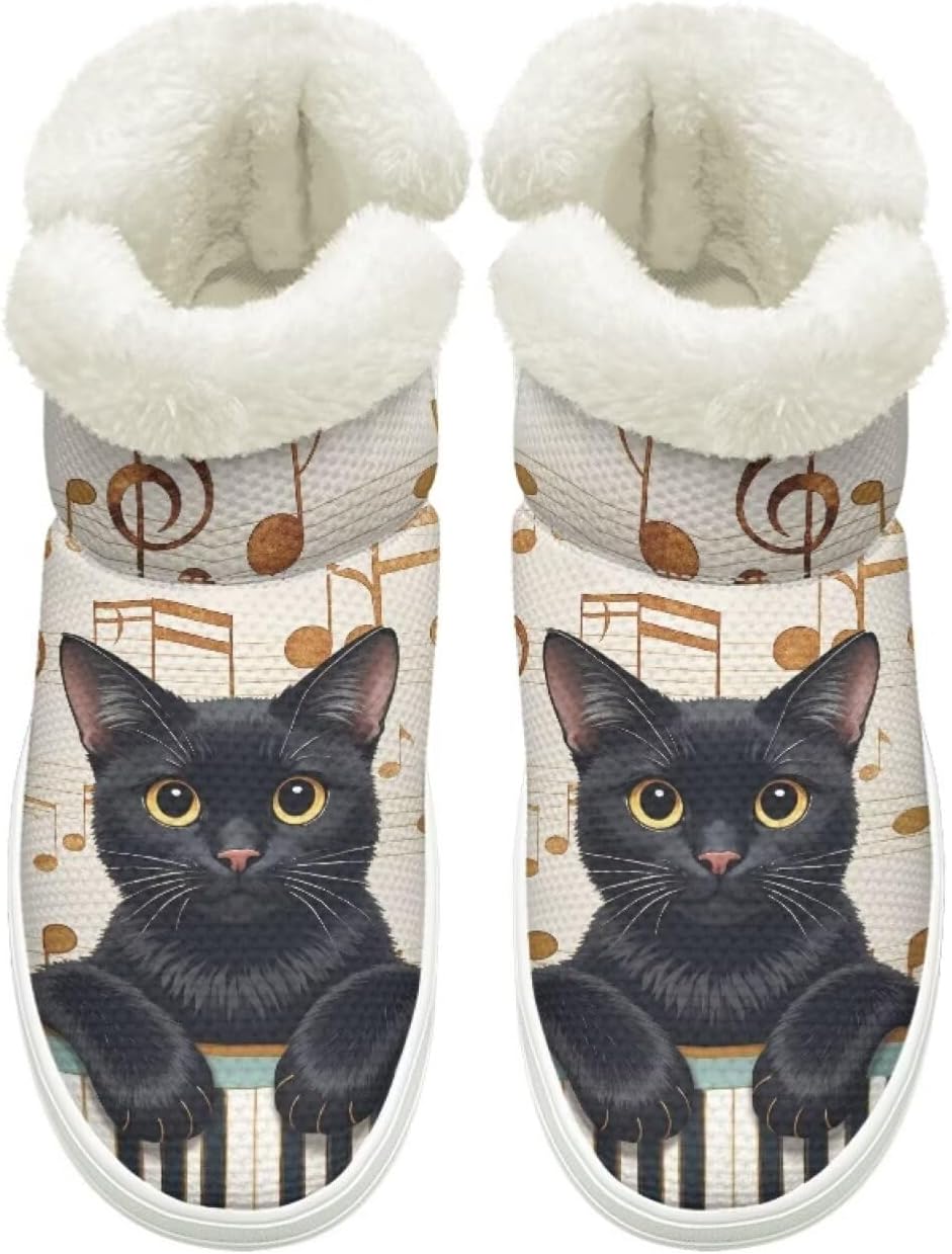 Зимние Ботинки на Легком Надевании для Женщин и Мужчин с Эластичной Липучкой у Щиколотки, Пушистые Снежные Ботинки с Меховой Подкладкой, Удобные, Нескользящая Подошва Cugasmaru, Cat
Зимние Ботинки на Легком Надевании для Женщин и Мужчин с Эластичной Липучкой у Щиколотки, Пушистые Снежные Ботинки с Меховой Подкладкой, Удобные, Нескользящая Подошва Cugasmaru, Cat