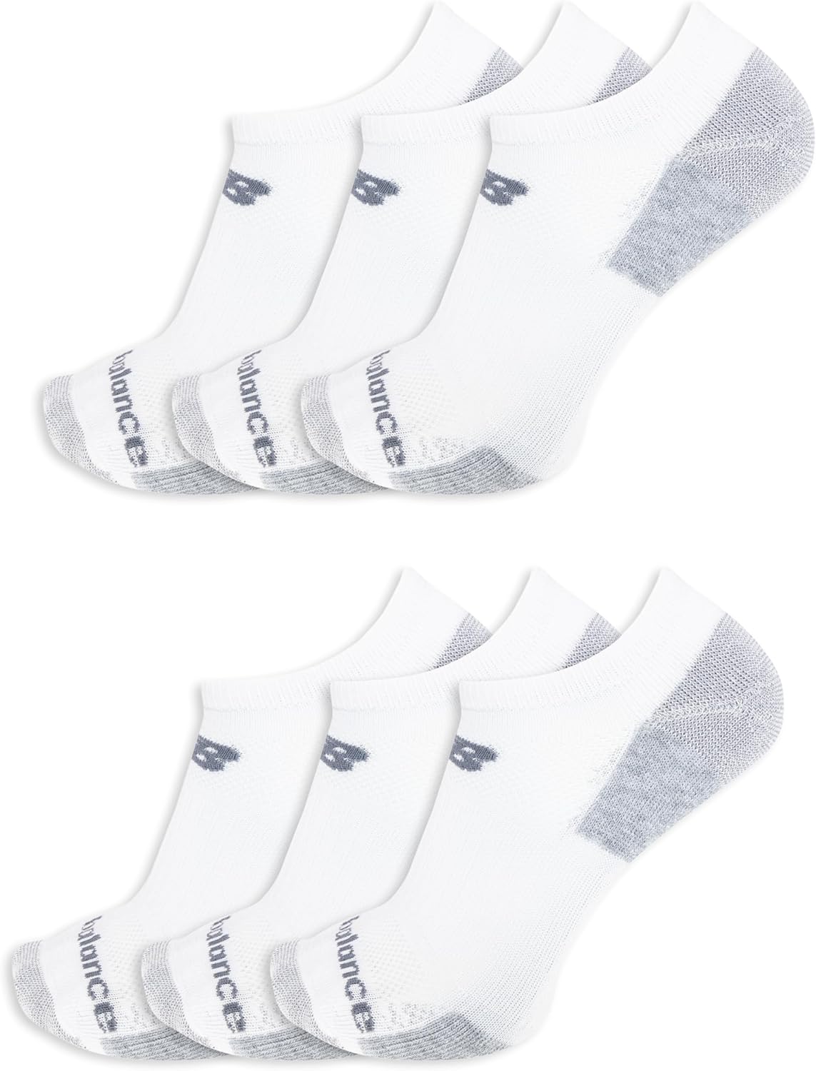 New Balance Unisex Performance Recycled No Show, упаковка 6 шт., White
New Balance Unisex Performance Recycled No Show, упаковка 6 шт., White