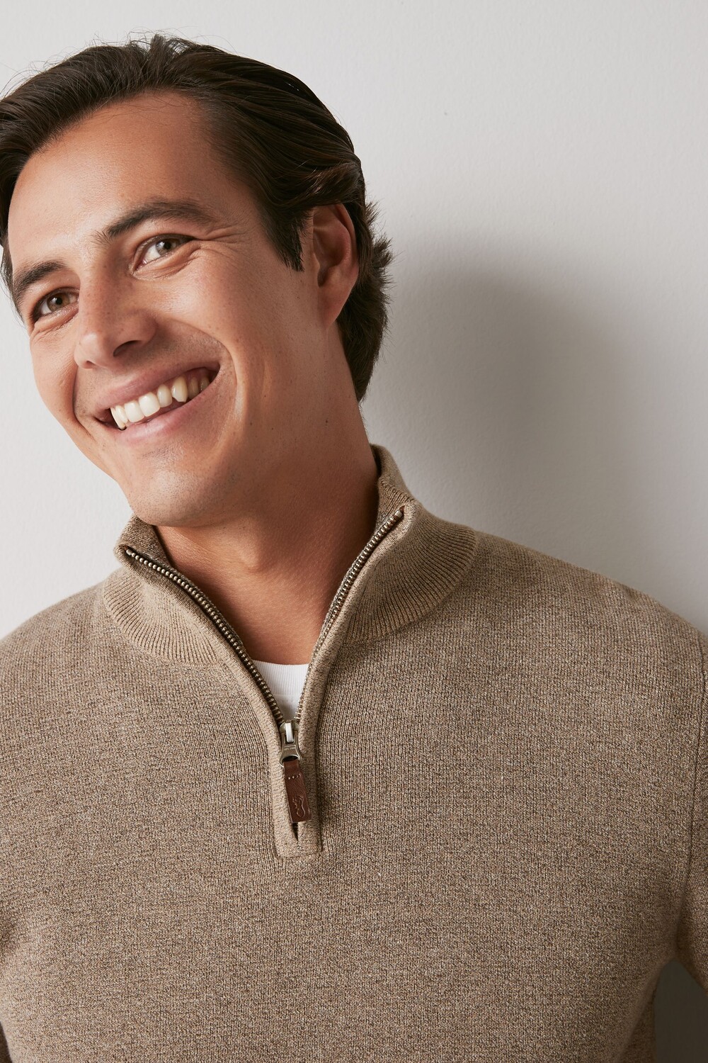 Хлопковый свитер премиум-класса на молнии Next 
Хлопковый свитер премиум-класса на молнии Next