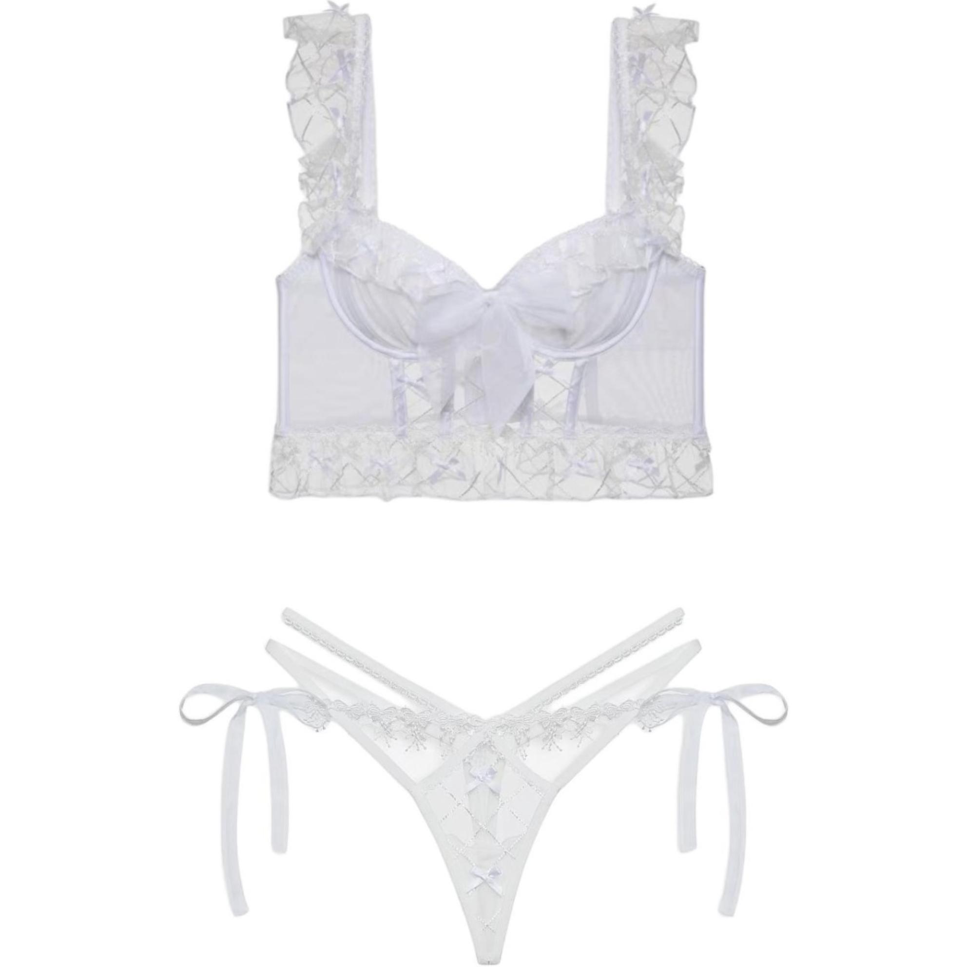 X FOR LOVE & LEMONS Комплект нижнего белья женский Bride White Victoria's Secret, Bride белый Clothing Sets
X FOR LOVE & LEMONS Комплект нижнего белья женский Bride White Victoria's Secret, Bride белый Clothing Sets