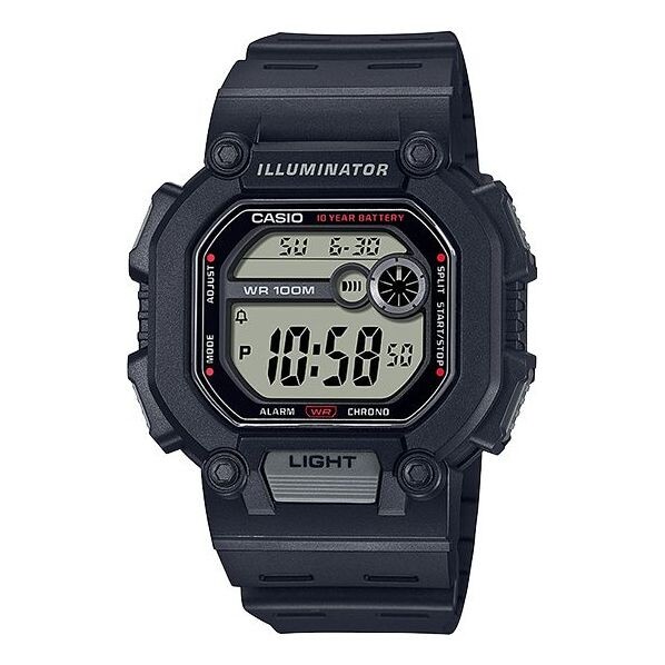 Часы CASIO Sports Waterproof Mens Black Digital, черный
Часы CASIO Sports Waterproof Mens Black Digital, черный