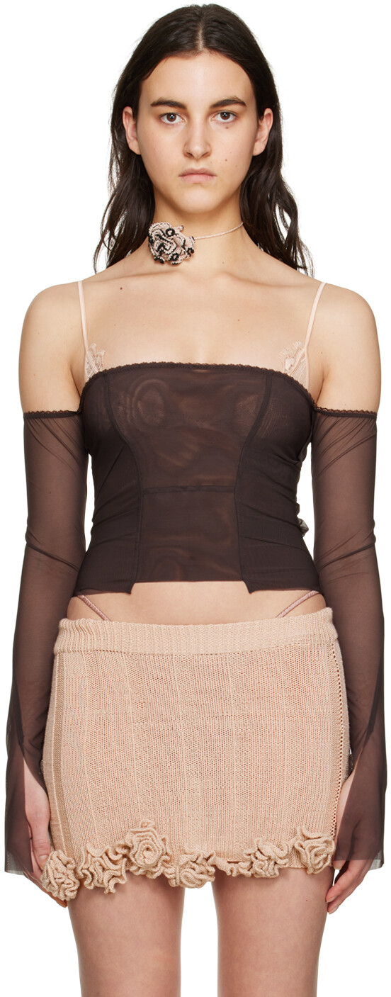 nastyamasha Эксклюзивная коричневая футболка с длинным рукавом SSENSE, Коричневый, nastyamasha Эксклюзивная коричневая футболка с длинным рукавом SSENSE
nastyamasha Эксклюзивная коричневая футболка с длинным рукавом SSENSE, Коричневый, nastyamasha Эксклюзивная коричневая футболка с длинным рукавом SSENSE