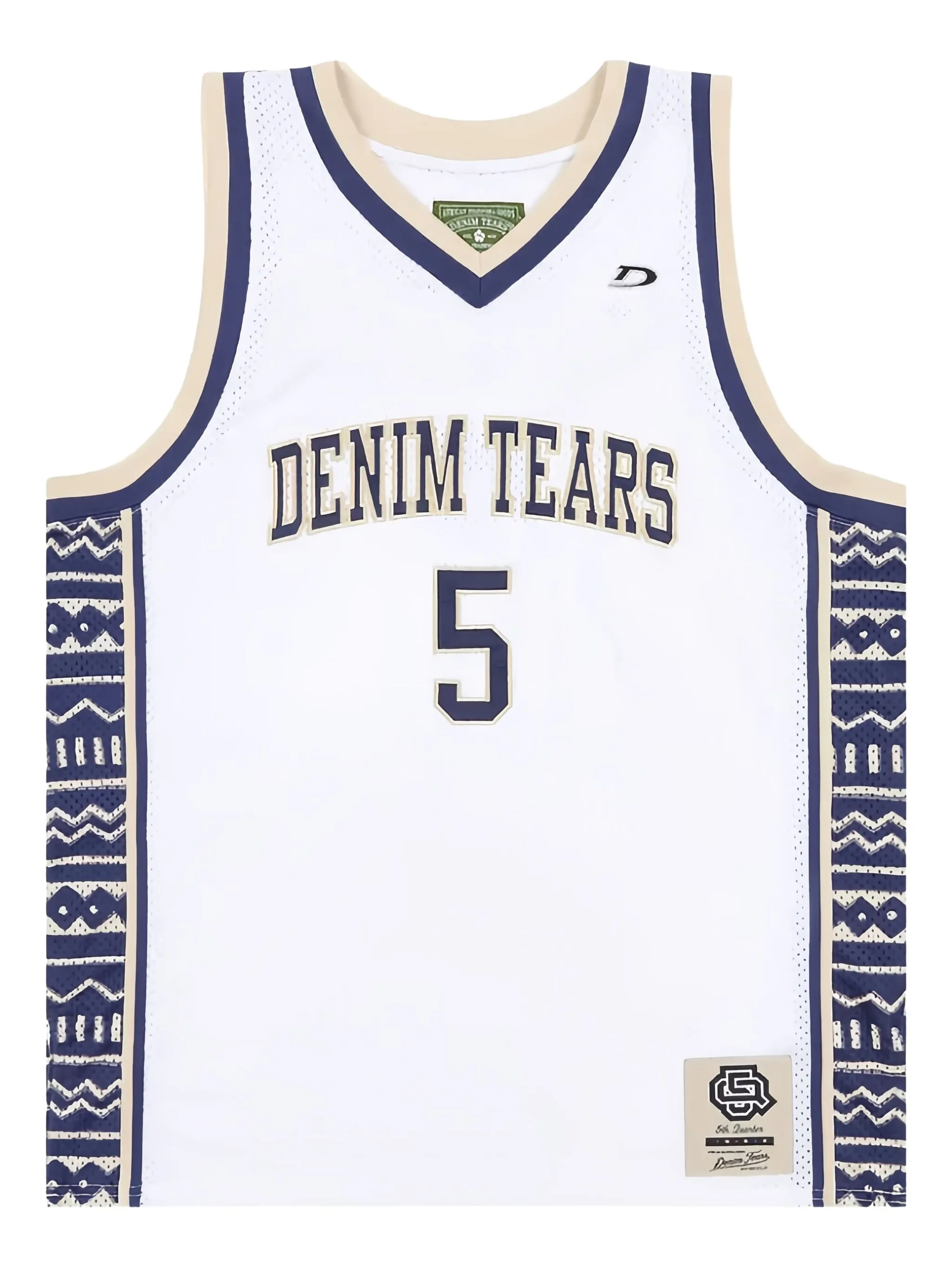 Спортивная майка 5Q Denim Tears, белый
Спортивная майка 5Q Denim Tears, белый