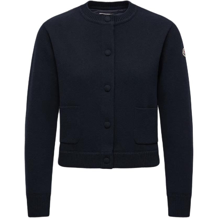 Moncler Стеганый кардиган, Marine Blue 
Moncler Стеганый кардиган, Marine Blue
