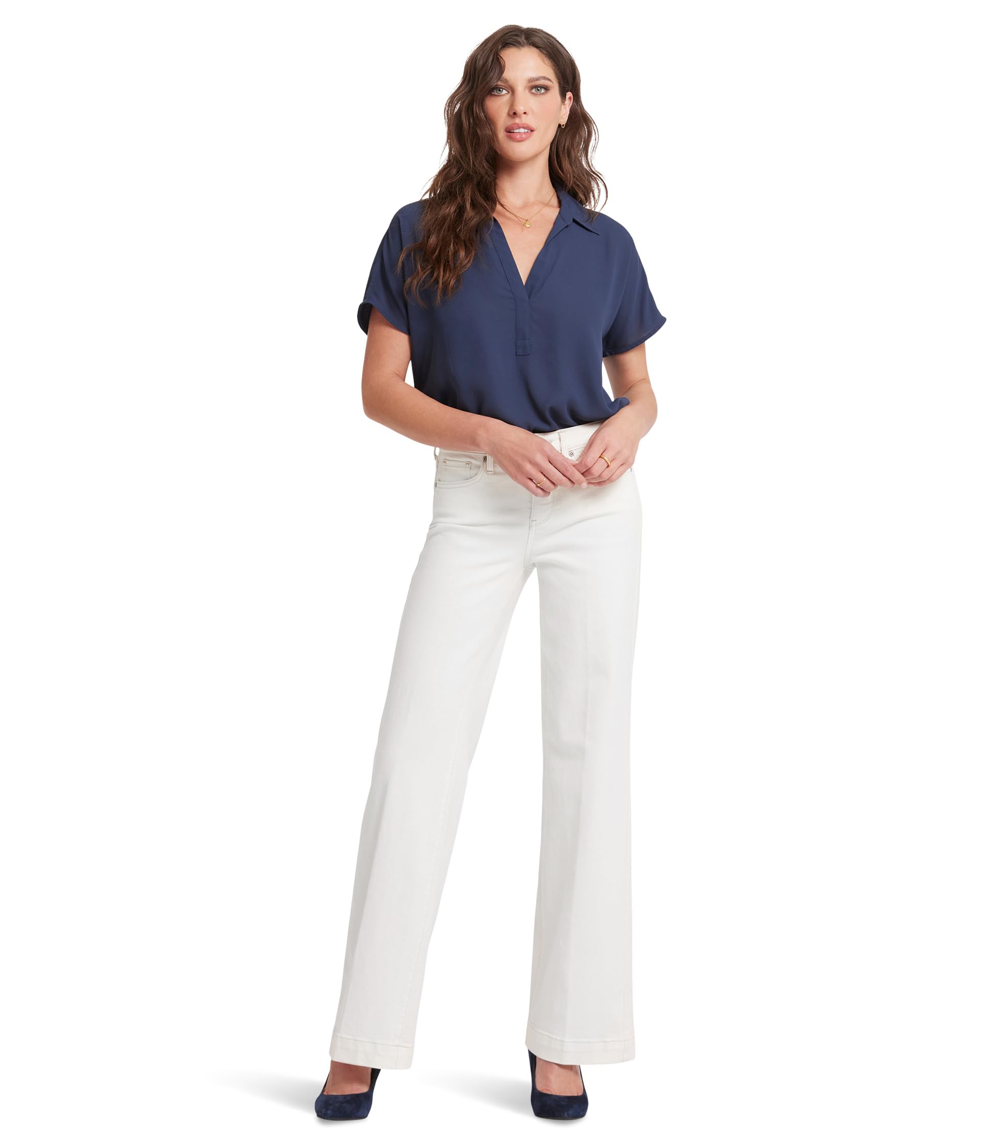 Джинсы NYDJ Teresa Wide Leg In Winter White, Winter White
Джинсы NYDJ Teresa Wide Leg In Winter White, Winter White