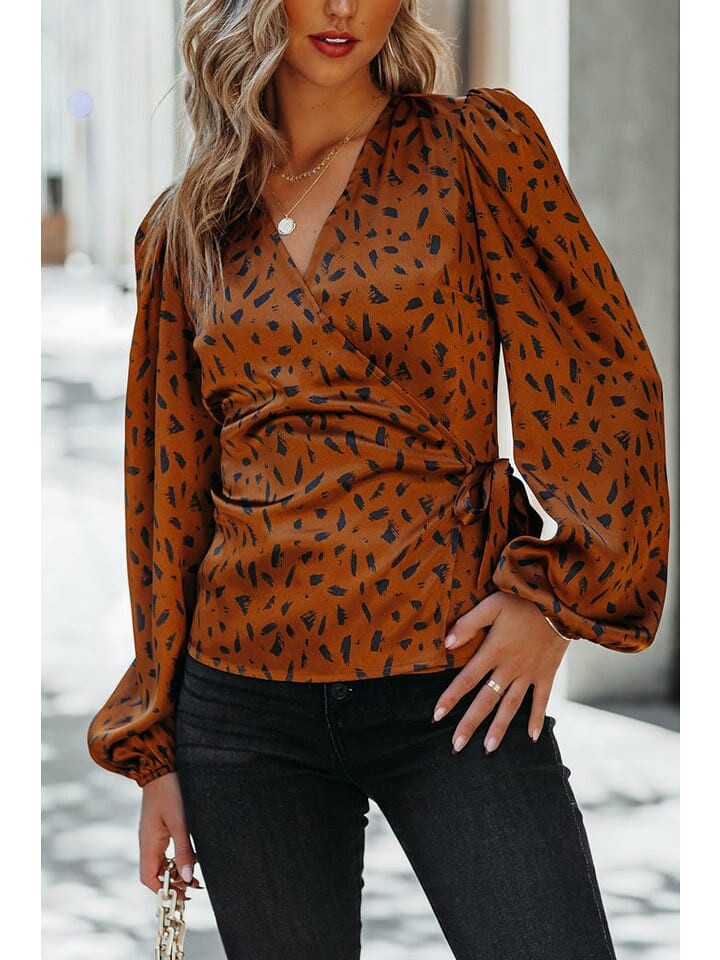 Блуза Milan Kiss, цвет braun/bunt 
Блуза Milan Kiss, цвет braun/bunt