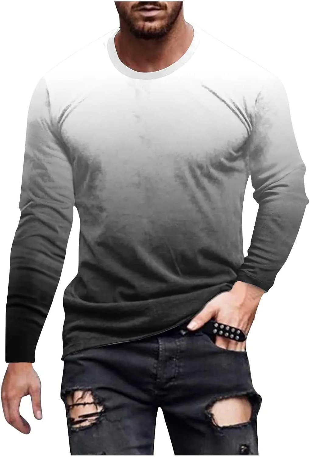 Мужская футболка с длинным рукавом Big and Tall Ombre Color Crewneck Regular Fit
Мужская футболка с длинным рукавом Big and Tall Ombre Color Crewneck Regular Fit