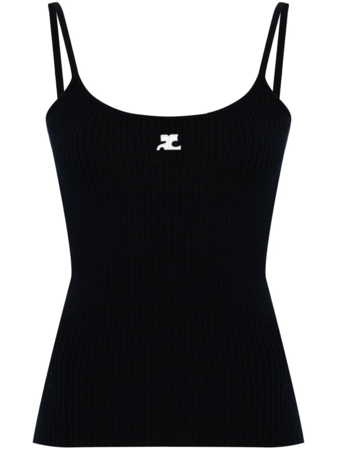 Courrèges топ с нашивкой-логотипом, синий
Courrèges топ с нашивкой-логотипом, синий