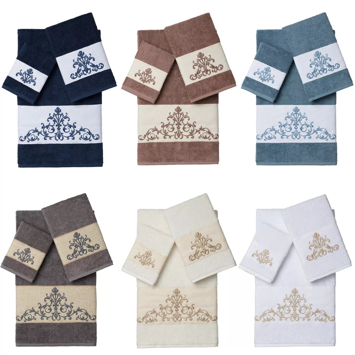 Linum Home Textiles Scarlet Набор украшенных банных полотенец из 3 предметов, темно-серый
Linum Home Textiles Scarlet Набор украшенных банных полотенец из 3 предметов, темно-серый