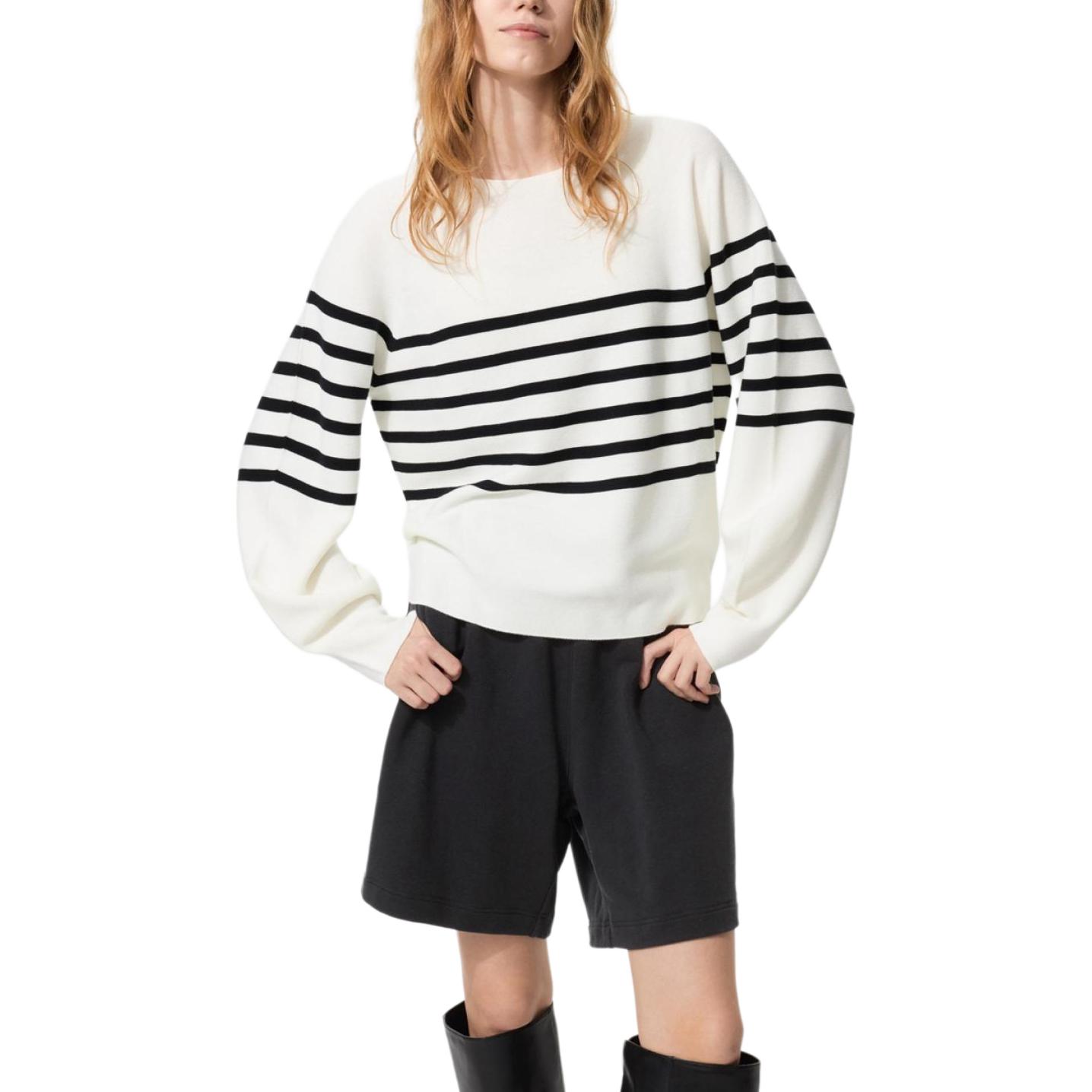 UNIQLO Трикотажный свитер для женщин с круглым вырезом, цвет Ivory
UNIQLO Трикотажный свитер для женщин с круглым вырезом, цвет Ivory